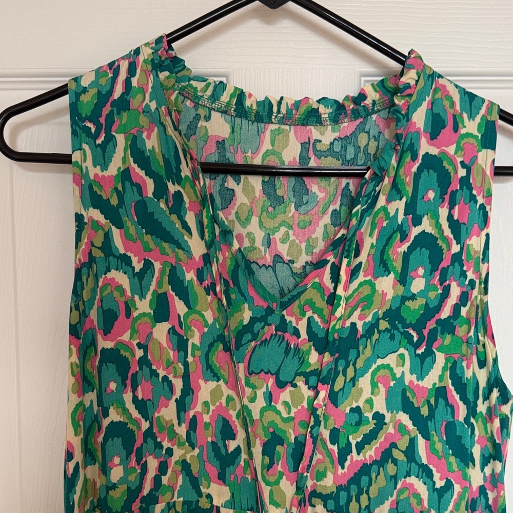 Vibrant Sleeveless Dress